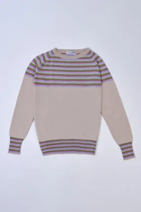 Striped Boat Neck Sweater