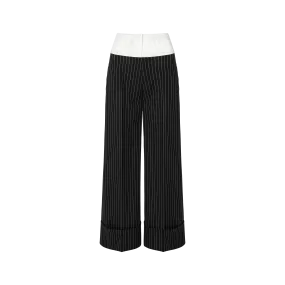 Striped Men's Suit Pants