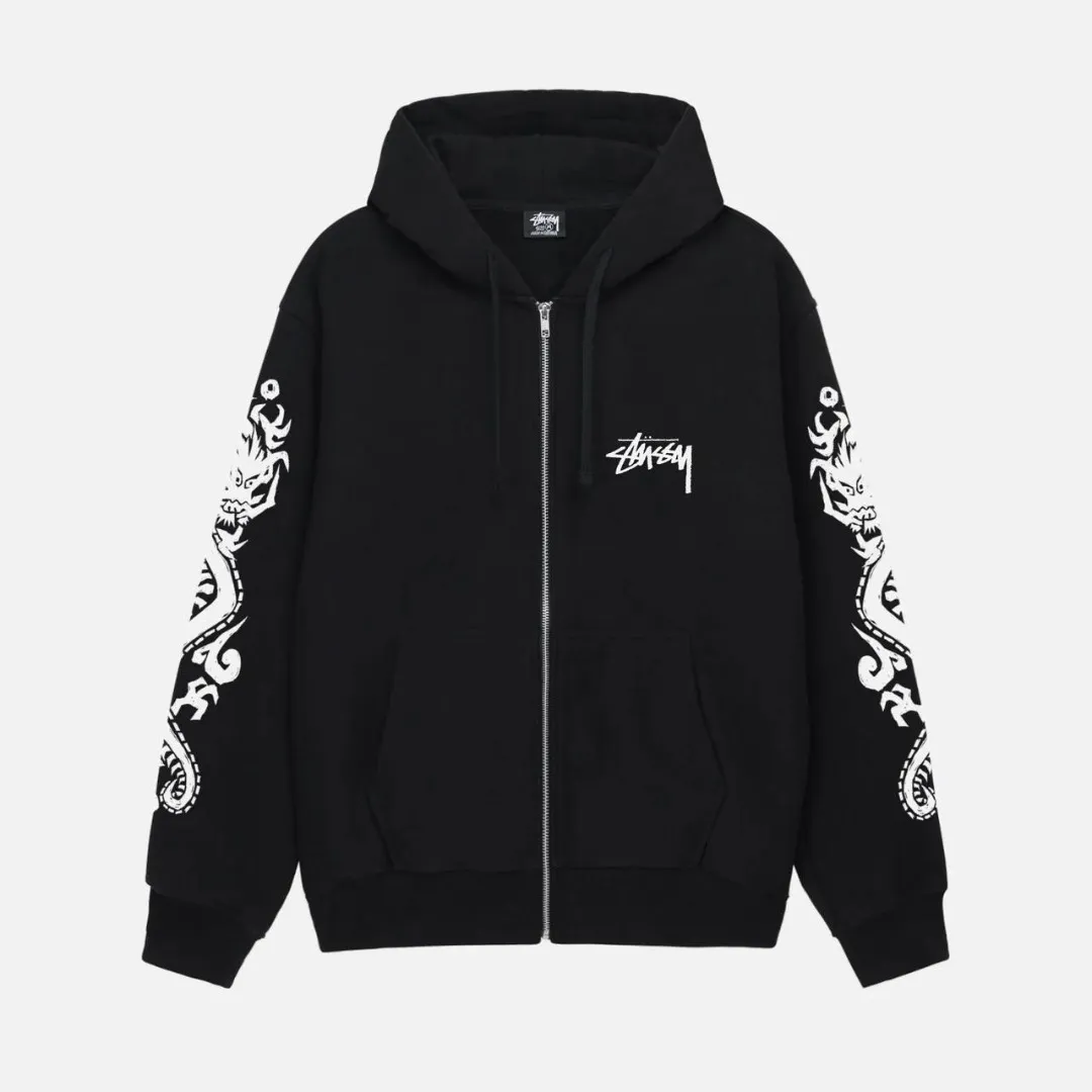 STUSSY | Long Sleeve Hoodies with Logo | Unisex Street Style Skater Hoodies