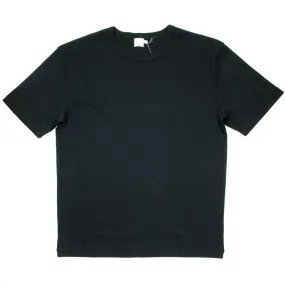 Sunspel Black Boxy Fit Heavyweight T-shirt