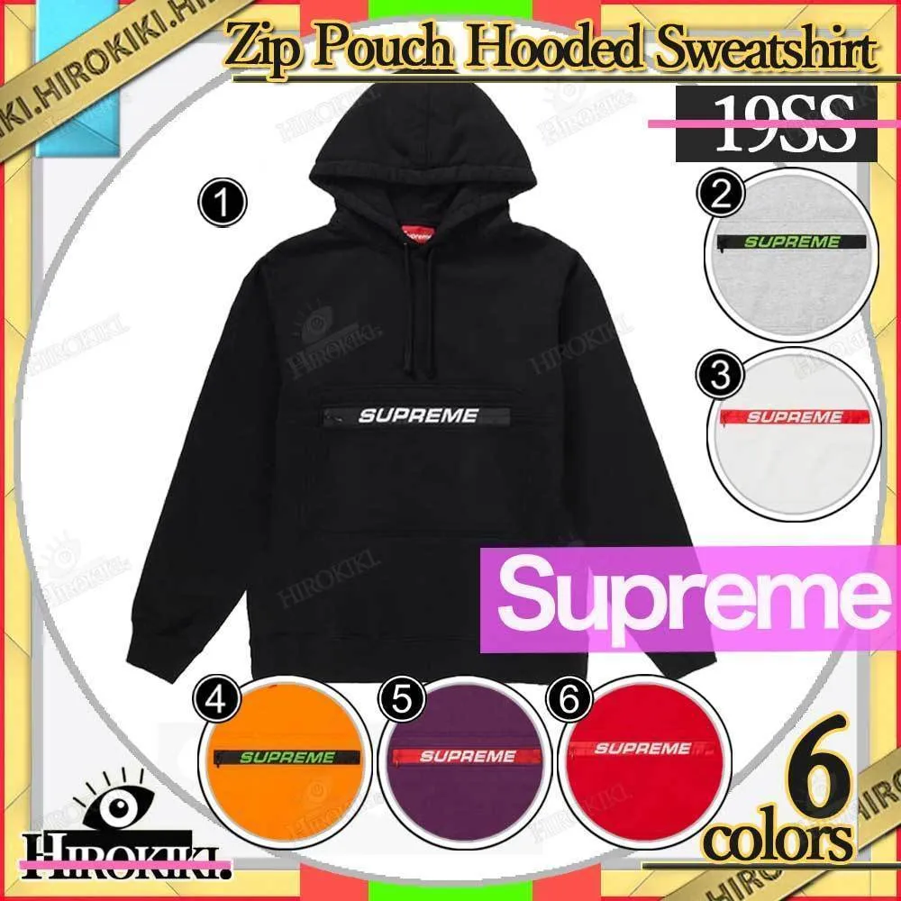 Supreme Street Style Collaboration Logo Skater Style Hoodies for all genders