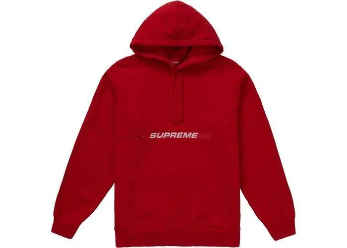 Supreme Street Style Collaboration Logo Skater Style Hoodies for all genders