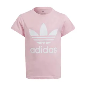 T-Shirt Adicolor Trefoil for Girls - True Pink White