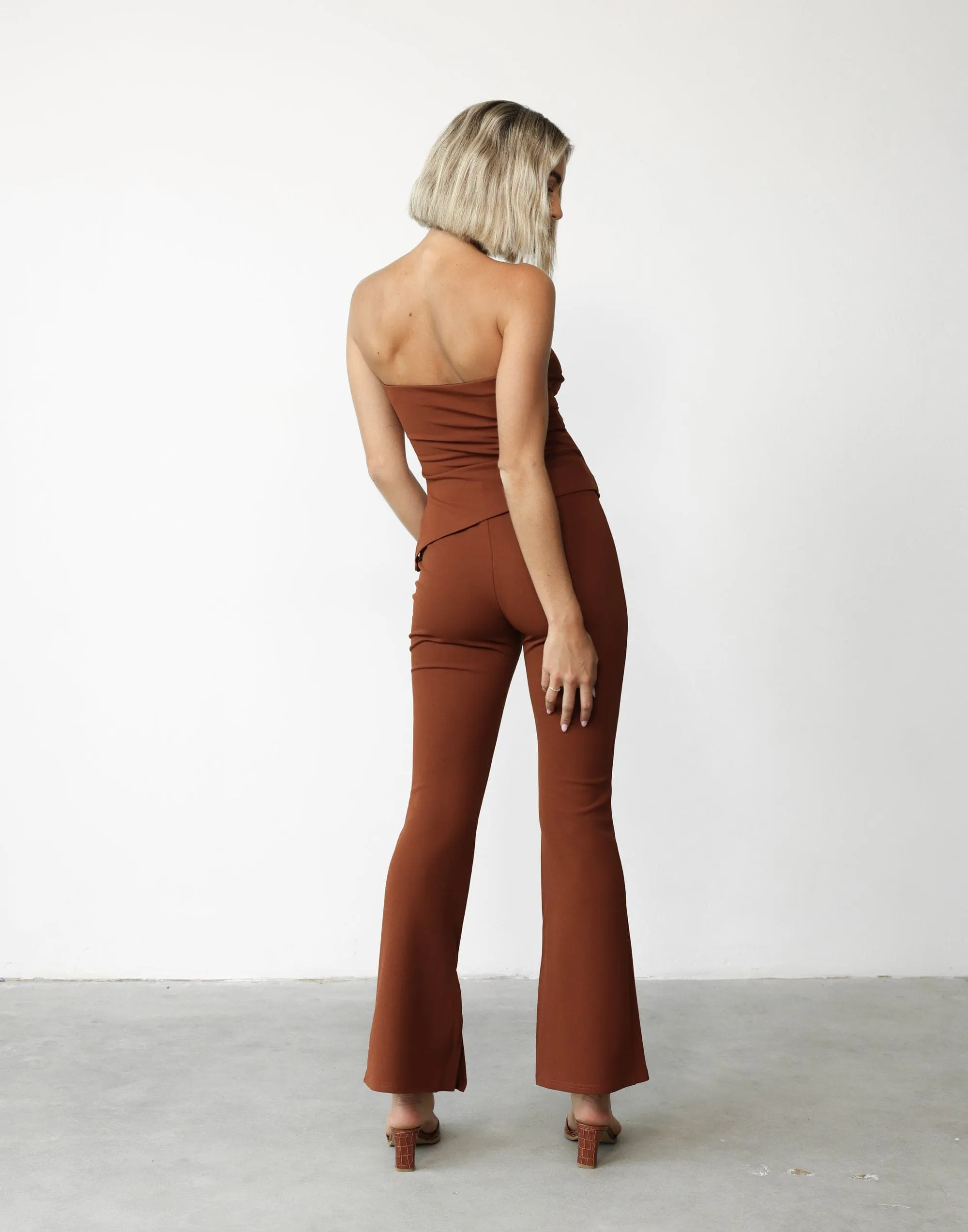 Tamsin Pants in Brick color - Shop now!