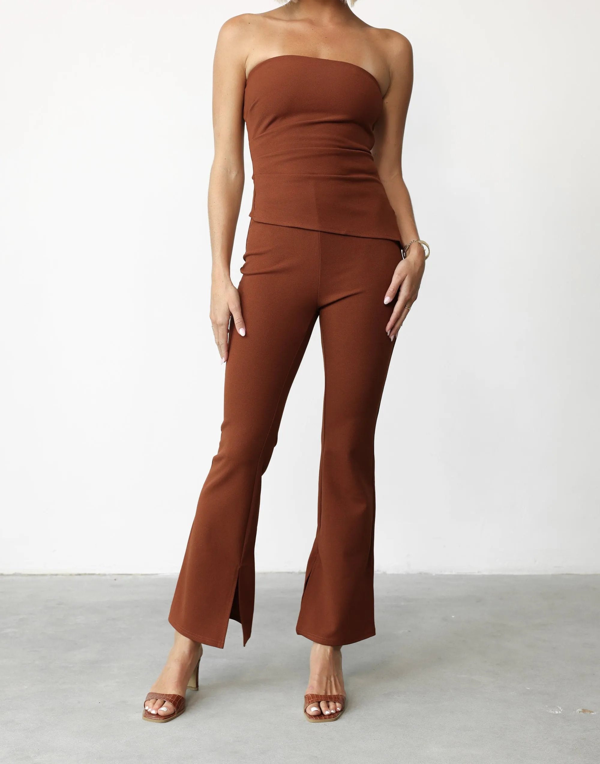 Tamsin Pants in Brick color - Shop now!