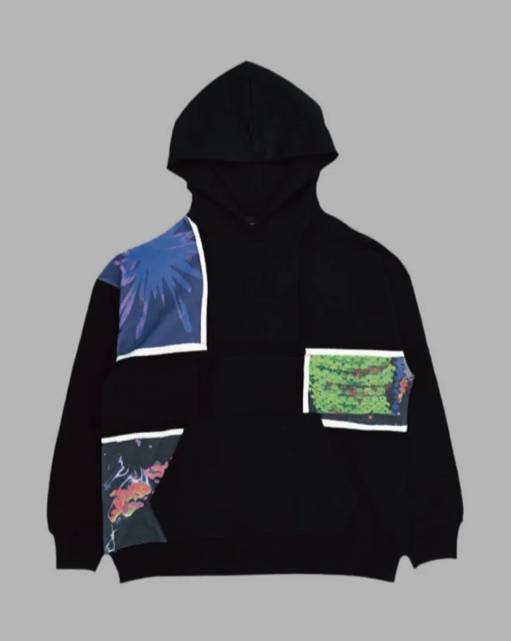 The Museum Visitor | Memory Patchwork Grid Hoody