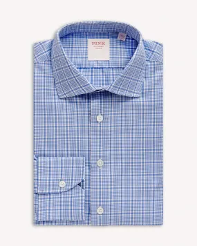 Thomas Pink Royal Twill Shirt Blue White