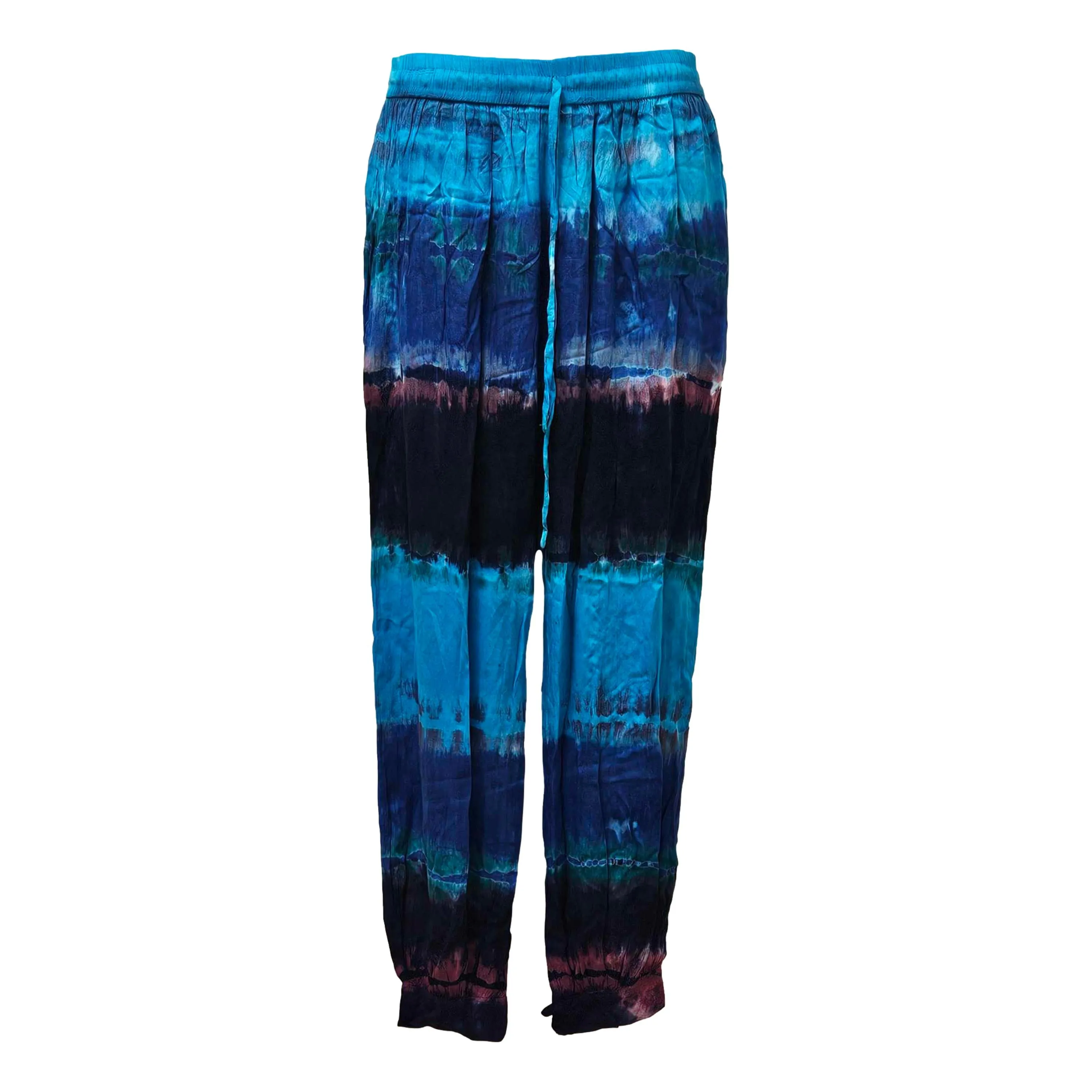 Tie dye trousers.