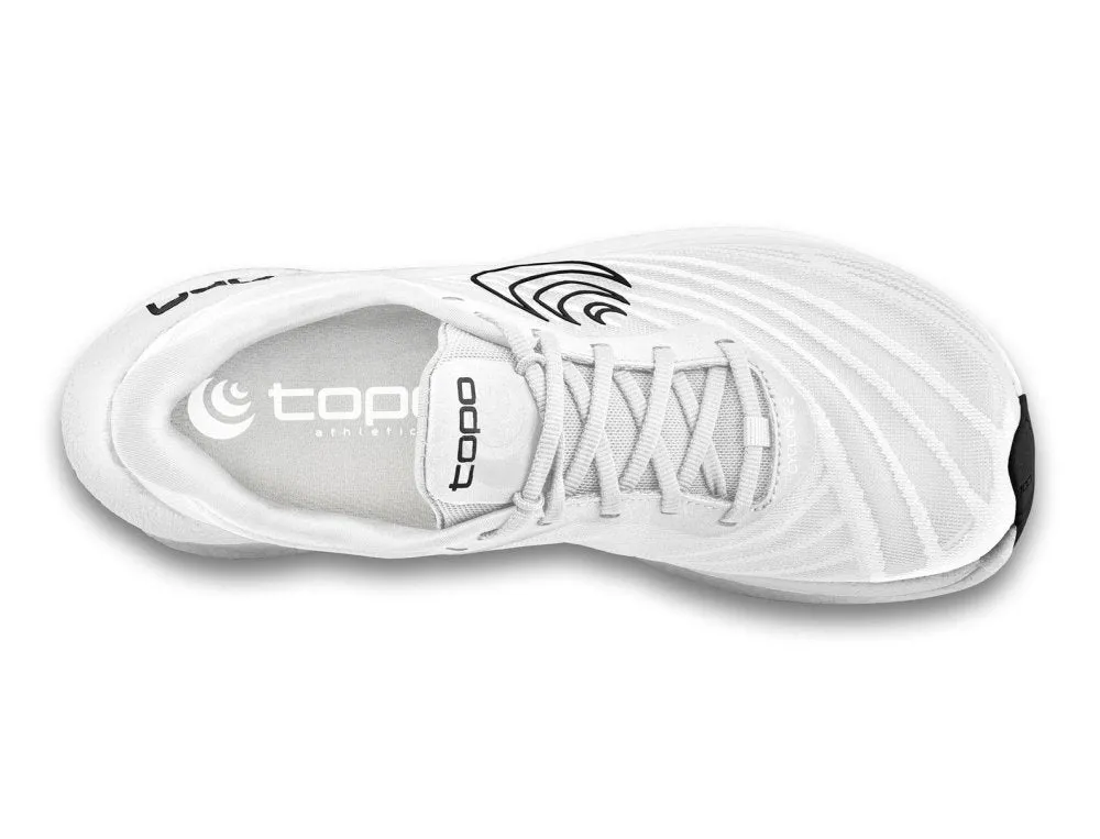 Topo Athletic Women's Cyclone 2 - White/Black Running Shoes