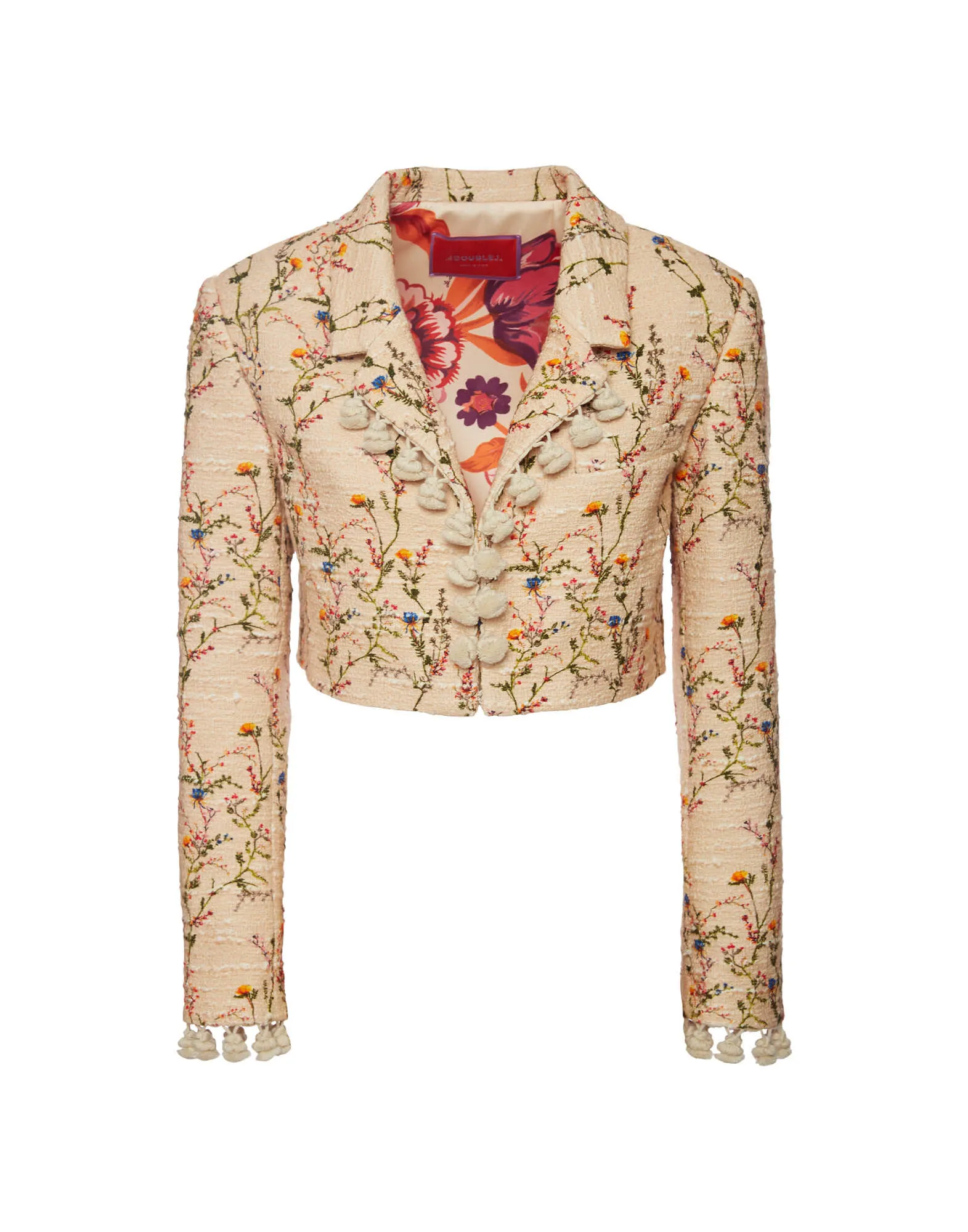 Torero Jacket - Cream Primavera - Women | La DoubleJ