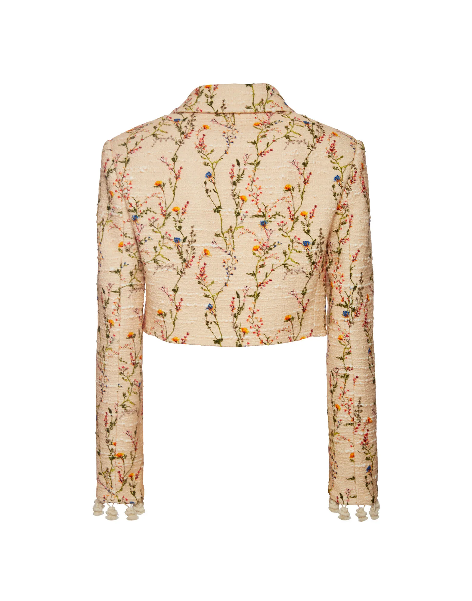 Torero Jacket - Cream Primavera - Women | La DoubleJ