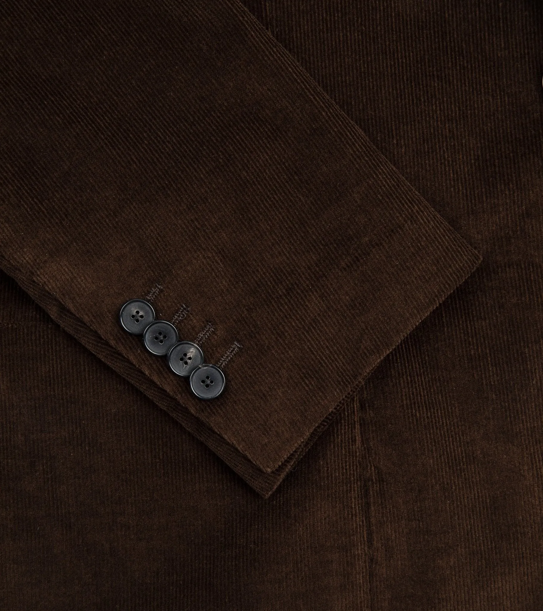 Trunk Wigmore Italian Cotton Jacket in Bitter Chocolate