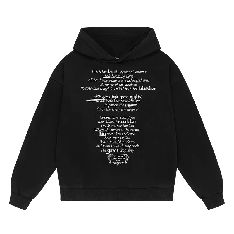 Unisex Long Sleeve Cotton Logo Hoodies | Trendy Street Style