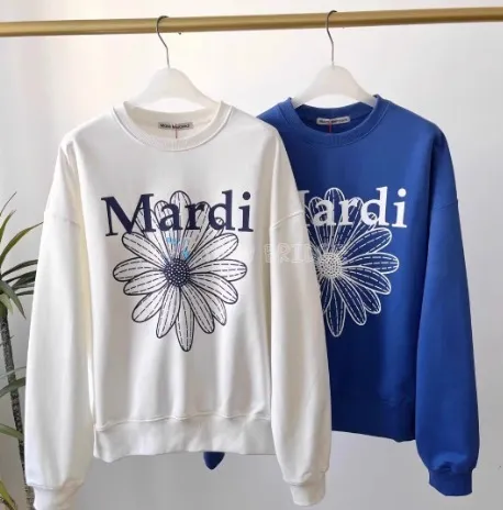 Unisex Long Sleeve Logo Hoodies & Sweatshirts by Mardi Mercredi