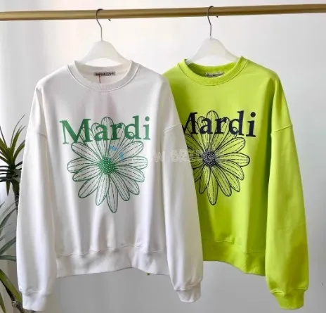 Unisex Long Sleeve Logo Hoodies & Sweatshirts by Mardi Mercredi