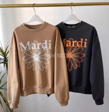 Unisex Long Sleeve Logo Hoodies & Sweatshirts by Mardi Mercredi