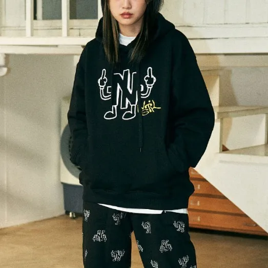 Unisex Plain Cotton Oversized Logo - NASTYKICK - Street Style