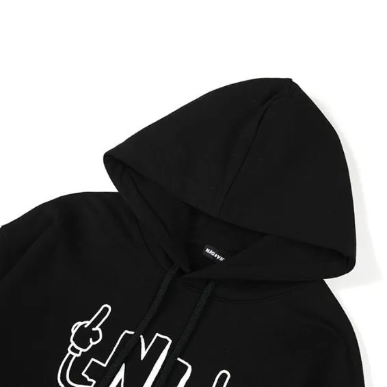 Unisex Plain Cotton Oversized Logo - NASTYKICK - Street Style