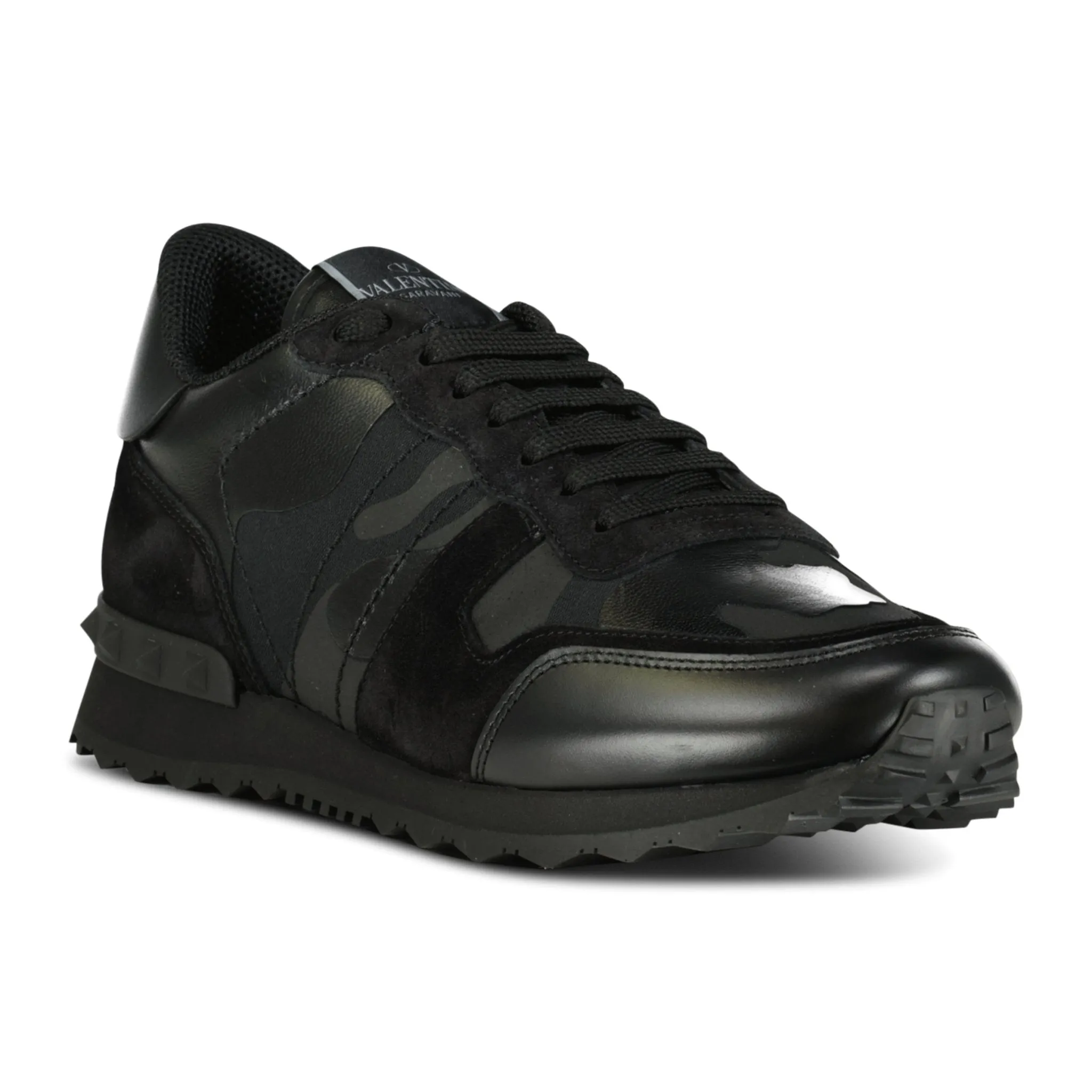 Valentino rockrunner trainers black camouflage.