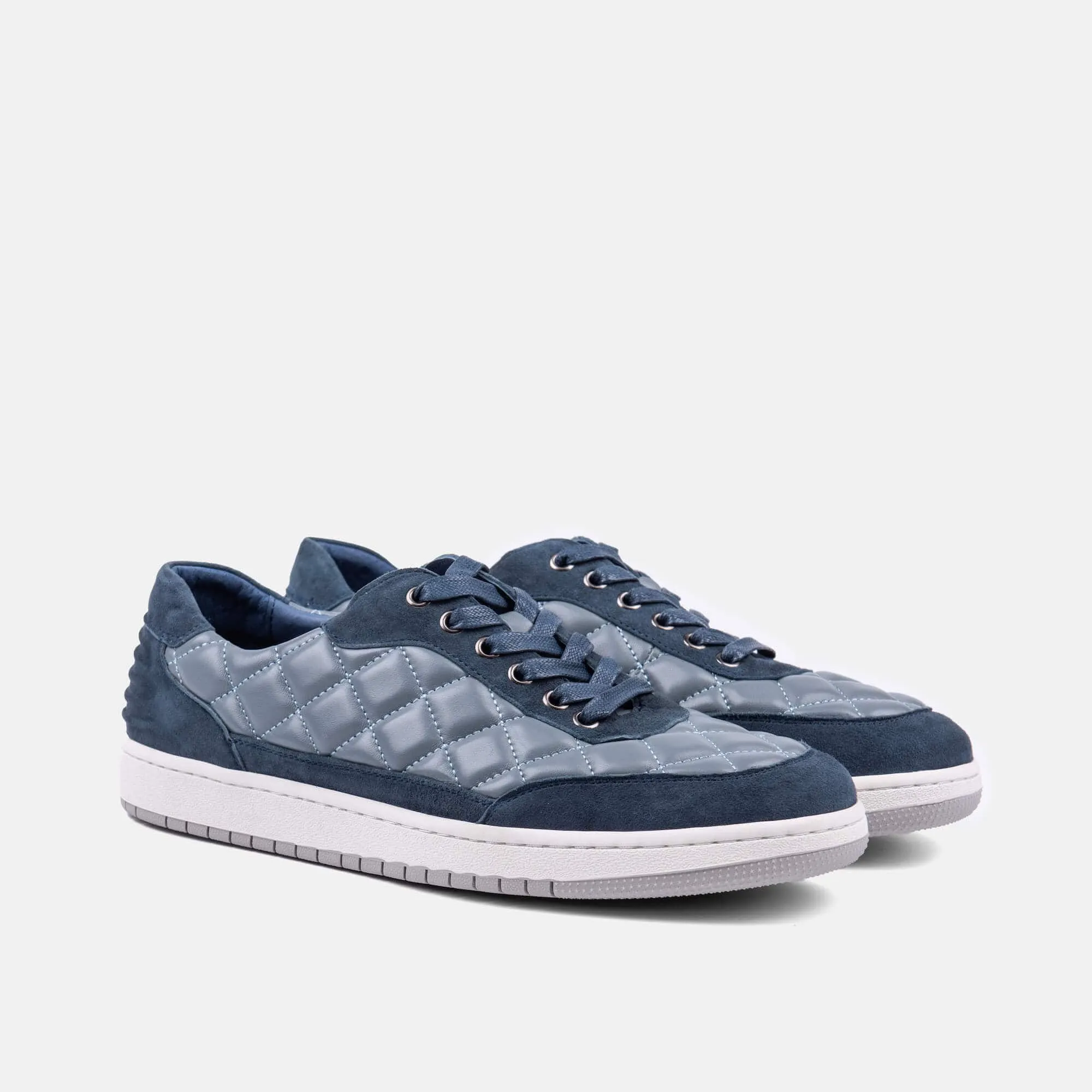 Varro Leather Sneakers - Navy Color