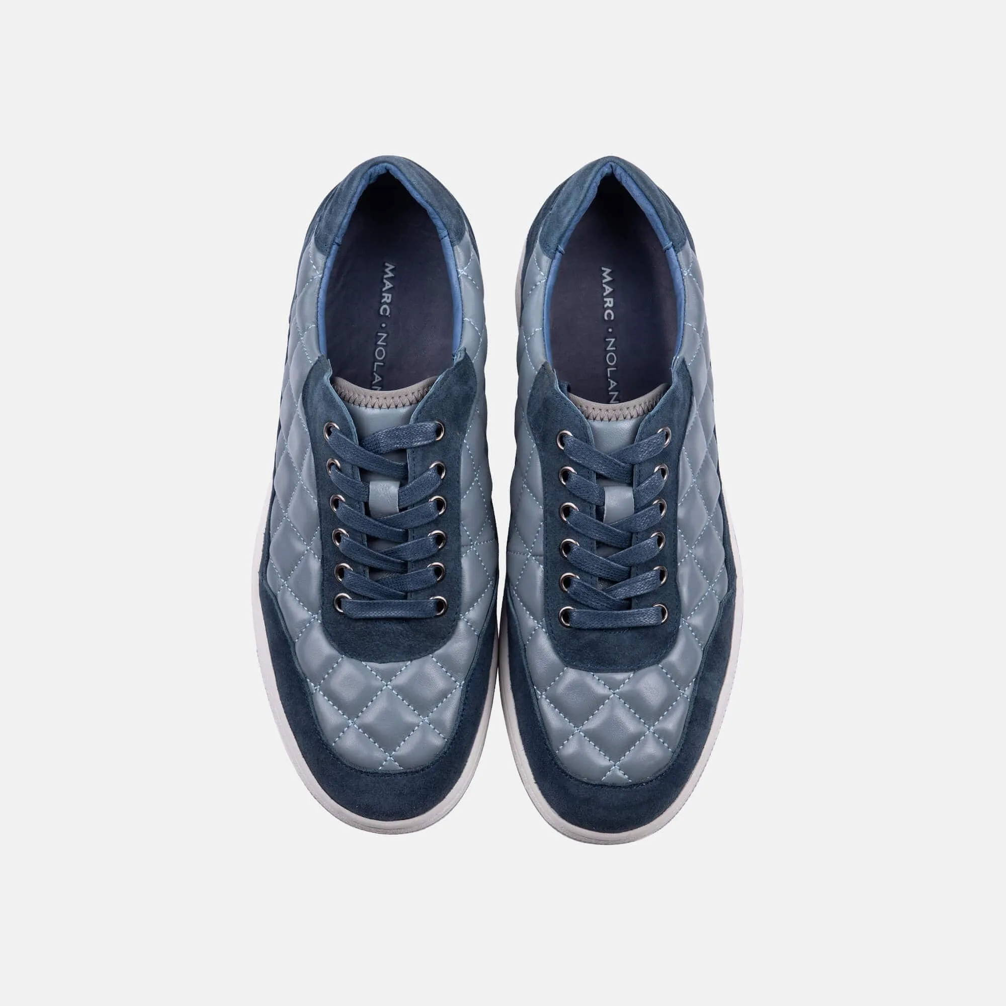 Varro Leather Sneakers - Navy Color