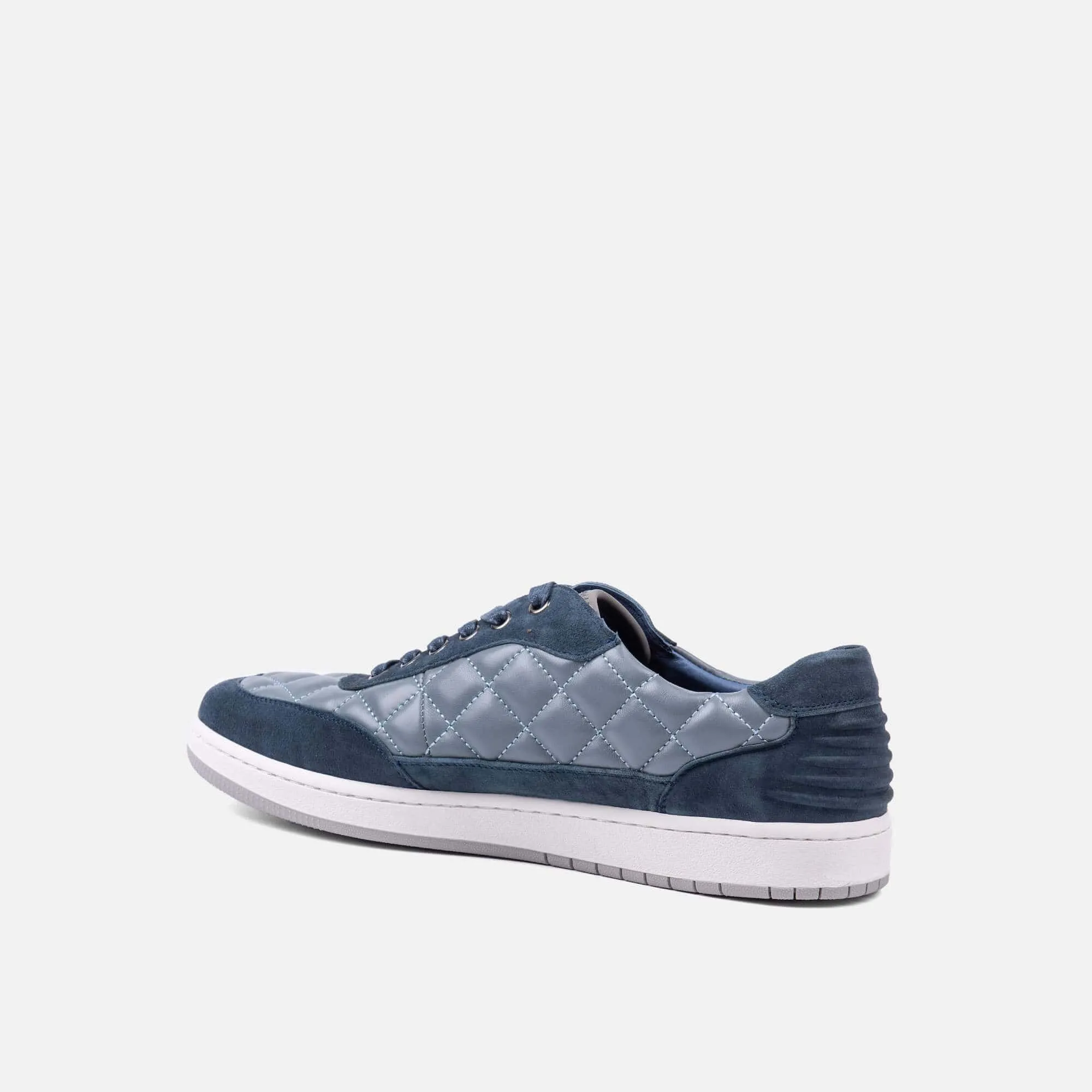 Varro Leather Sneakers - Navy Color