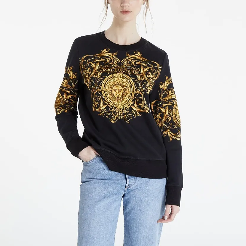 Versace Jeans - Unisex Street Style Long Sleeve Cotton Logo