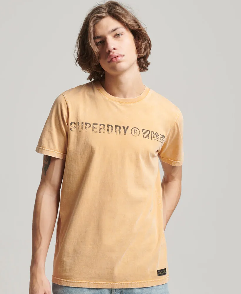 Vintage Logo T Shirt in Dried Clay Brown