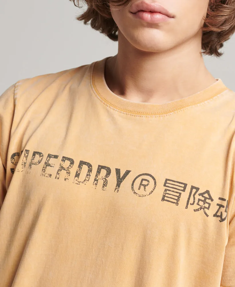 Vintage Logo T Shirt in Dried Clay Brown