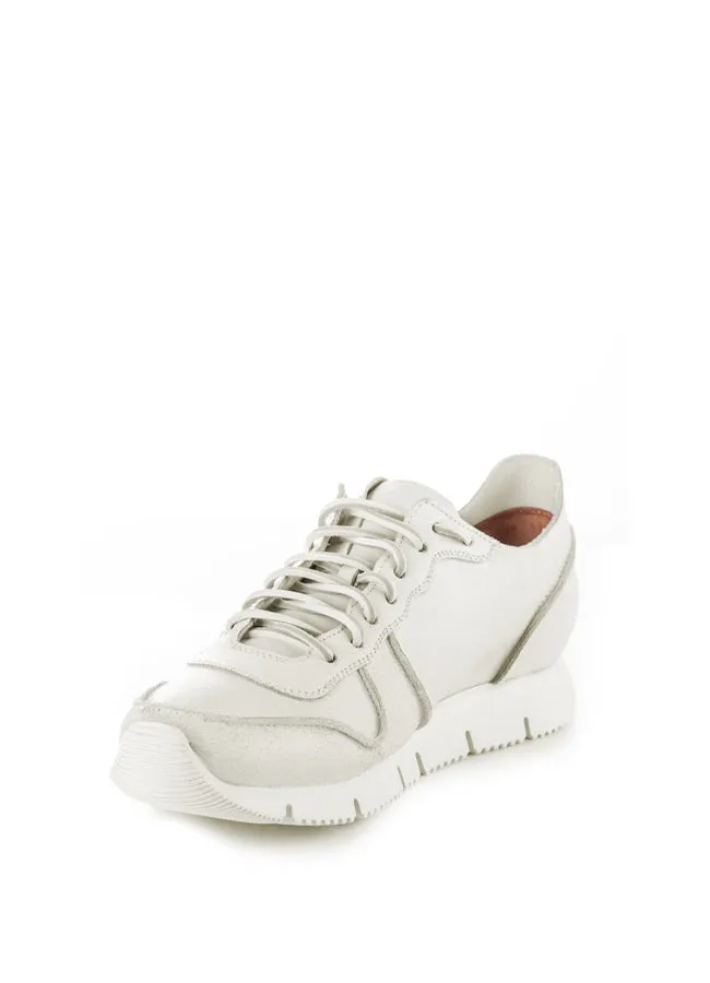 White Bianchetto Leather Carrera Sneakers B5910BIAN-UG