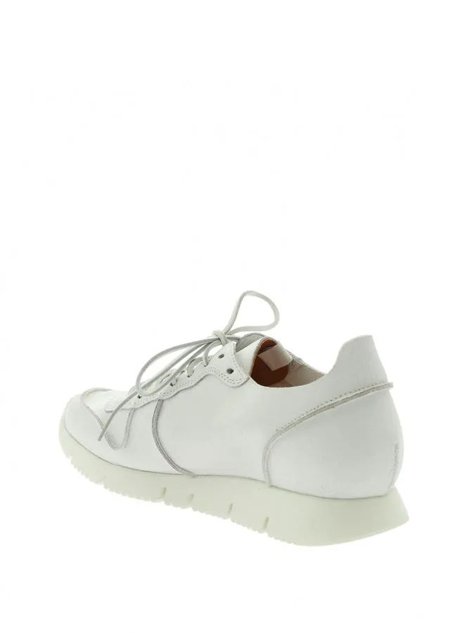 White Bianchetto Leather Carrera Sneakers B5910BIAN-UG