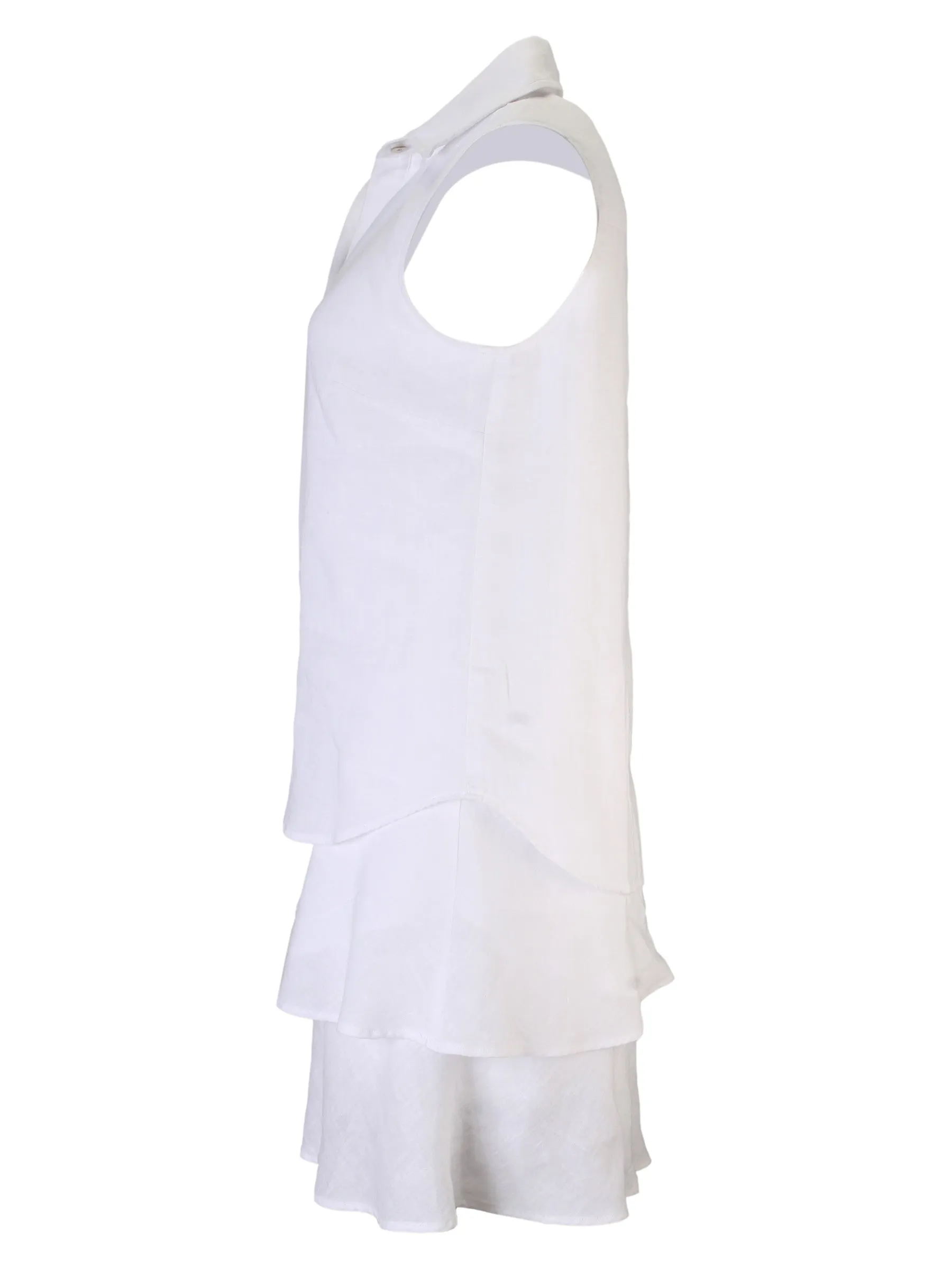 White Shirt Dress - Washed Linen - Jasmine