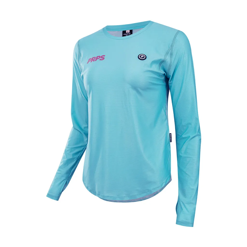 Women Running Shirt Arctic Blue