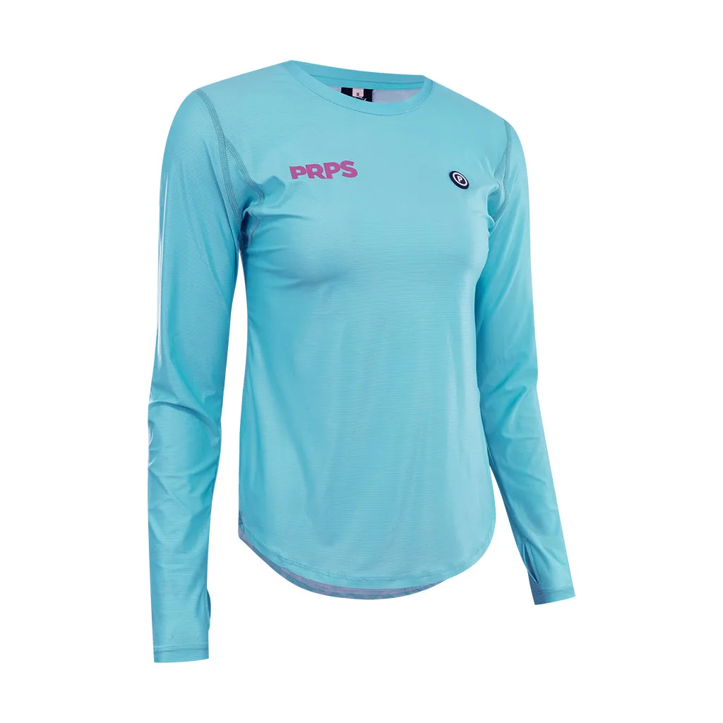 Women Running Shirt Arctic Blue