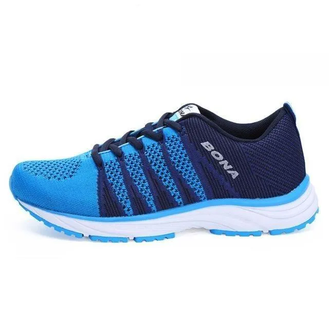 Women's Outdoor Walking Lace Up Mesh Running Shoes