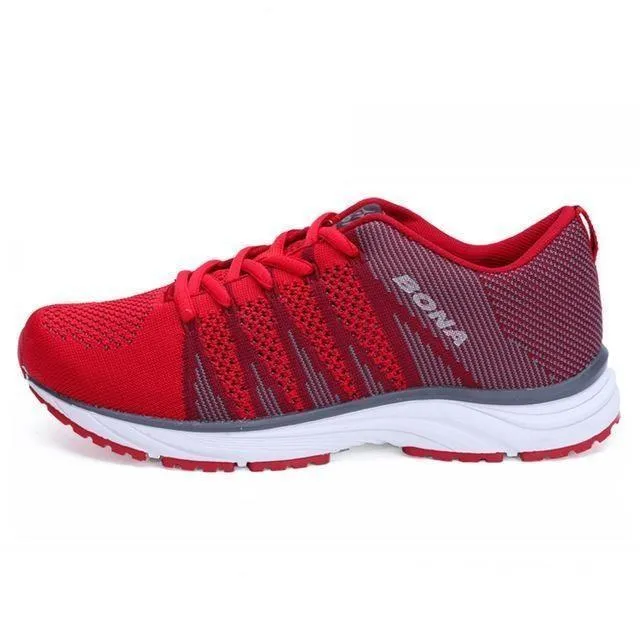 Women's Outdoor Walking Lace Up Mesh Running Shoes