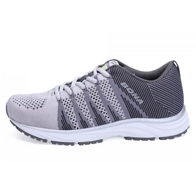 Women's Outdoor Walking Lace Up Mesh Running Shoes