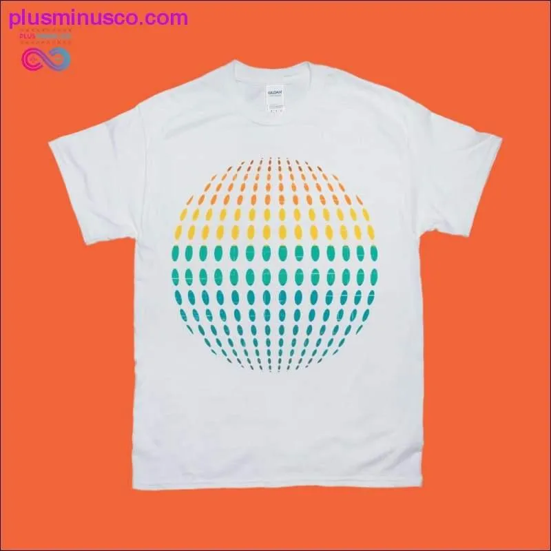 World Shaped Grunge Dots | Retro Sunset T-Shirts - SEO Result: Retro Sunset T-Shirts with World Shaped Grunge Dots