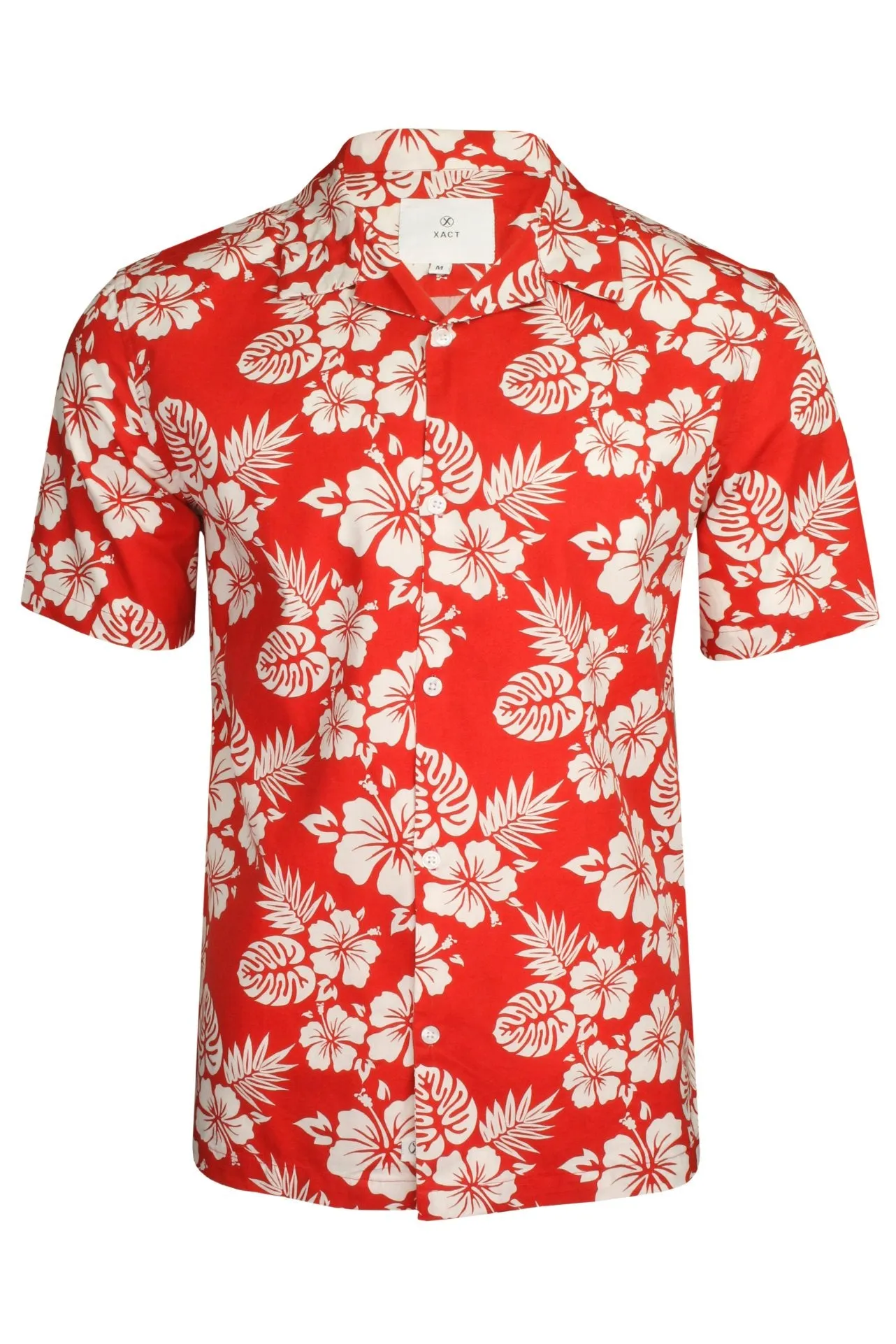 Xact Cuban Collar Hawaiian Shirt - Short Sleeve | Men's Fashion