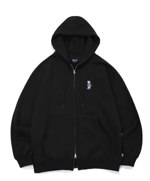 Yale University Embroidery Dan Hoodie - Zip Up